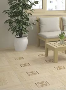 Декор 6046-0162 Твистер геометрия коричневый 45х45 Lasselsberger Ceramics