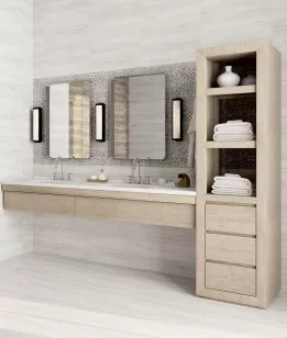 Керамогранит Lasselsberger Ceramics Эльзас белый 20x60 6264-0031