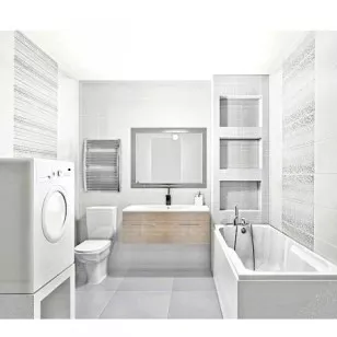 Декор O-MRR-WIU092-16 Вставка Mirror Lines 25x75 Mei