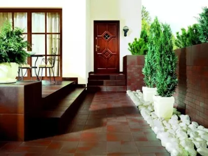 Керамогранит напольный Cloud Rosa Duro структурная 30х30 Paradyz