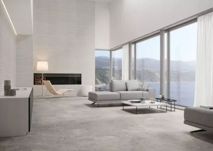 Плитка Porcelanosa Noir Caliza Spiga 45x120 настенная 100298578