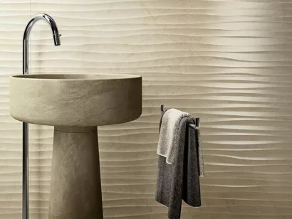 Керамогранит напольный R50C Bistrot Calacatta Michelangelo Soft Rett 75x150 Ragno