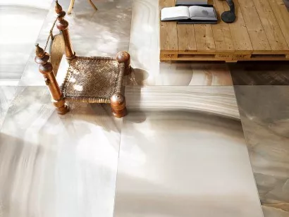 Керамогранит напольный 739826 Alabastri Di Rex Bamboo Lap Ret 80x180 Rex Ceramiche