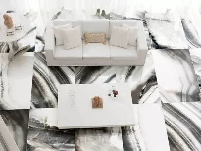 Керамогранит напольный 739826 Alabastri Di Rex Bamboo Lap Ret 80x180 Rex Ceramiche