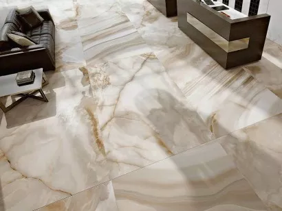 Керамогранит напольный 739826 Alabastri Di Rex Bamboo Lap Ret 80x180 Rex Ceramiche