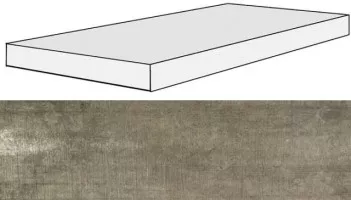 Ступень 755974 Matieres Gris Ang.Gradino SX 33x120x3 Rex Ceramiche