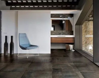 Керамогранит напольный 755716 Matieres Barrique Ret 40x80 Rex Ceramiche