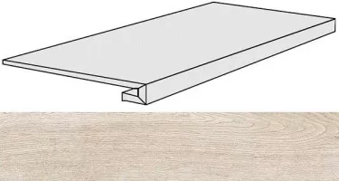 Ступень 738121 Selection White Oak Gradino 40x120x3 Rex Ceramiche