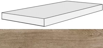 Ступень 738136 Selection Amber Oak Angolo Gradino SX 40x120x3 Rex Ceramiche