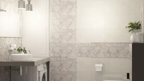 Напольная плитка Obsydian White 44.8x44.8 Tubadzin