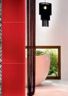 Керамогранит Tubadzin Black and Red White R.1 44.8x44.8