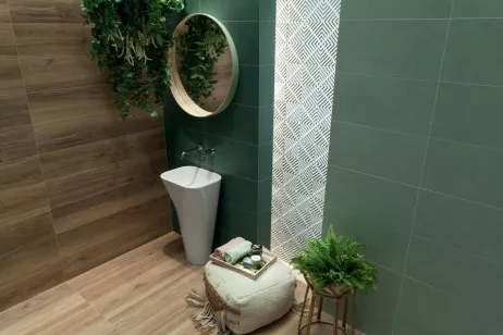 Плитка Tubadzin Goldgreen Green 29.8x74.8 настенная