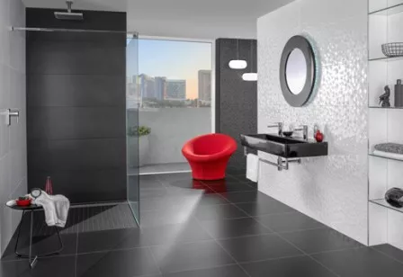 Настенная плитка K1440BL910010 Monochrome Magic черный глянцевый 40x120 Villeroy and Boch