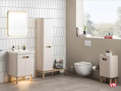 Настенная плитка K945305 Miniworx Черный 10x20 Vitra