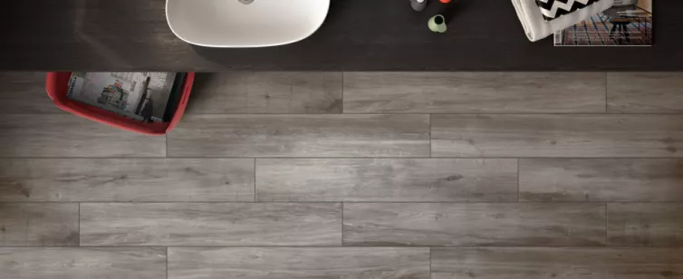 Керамогранит Vitra SoftWood серебристый матовый 20x80 K952396R0001VTE0