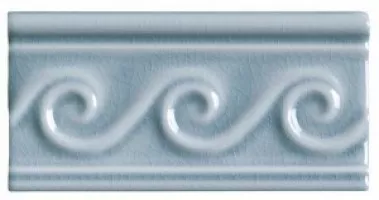 Бордюр Modernista ADMO4120 Relieve Olas PB C/C Stellar Blue 7.5x15 Adex