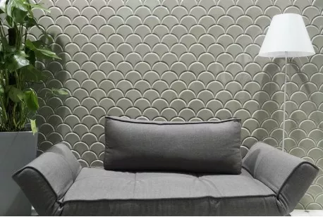 Настенная плитка Renaissance ADST8016 Escama Biselada Bamboo 13x15 Adex