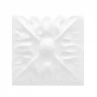 Декоративная вставка Studio ADST4060 Taco Relieve Flor №2 Snow Cap 3x3 Adex Декоративная вставка Studio ADST4060 Taco Relieve Flor №2 Snow Cap 3x3 Adex