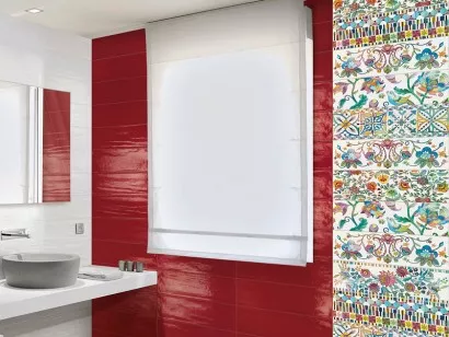 Настенная плитка Cristall Glass Bianco 20x60 Alta Ceramica