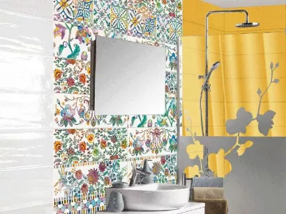 Настенная плитка Cristall Glass Bianco 20x60 Alta Ceramica