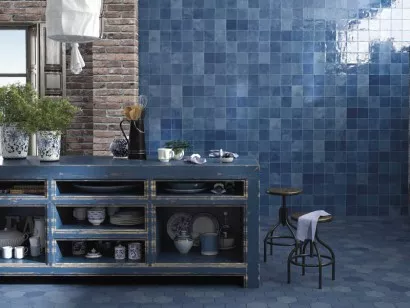 Настенная плитка Souk Kasbah Mix Blue 13x13 Carmen
