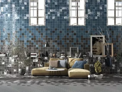 Настенная плитка Souk Kasbah Mix Blue 13x13 Carmen