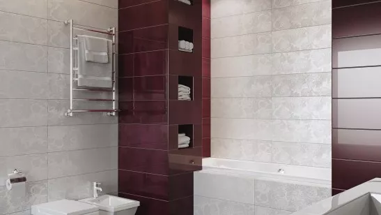 Плитка Beryoza Ceramica Сенсус Пудра 25x75 настенная