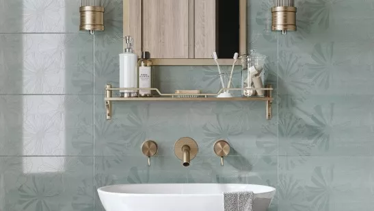 Плитка Beryoza Ceramica Сенсус Пудра 25x75 настенная