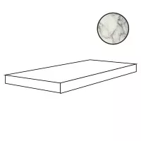 Ступень Casa Dolce Casa Stones and More 2.0 Arabescato White Matte Angolo Gradino Sx 33x120 756747