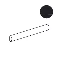Спецэлемент Casa Dolce Casa Stones and More 2.0 Sahara Noir Glossy Quarter Round 1.2x30 756778