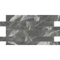 Мозаика Casa Dolce Casa Stones and More 2.0 Calacatta Black Glossy listello sfalsato 30x60 756698