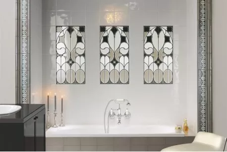 Плитка Ceramiche Grazia Venice Black 10x20 настенная YY7