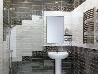 Настенный бордюр Mold.Opal Marine 5x30 Cifre Ceramica