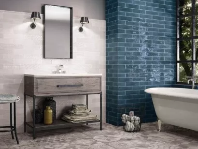 Настенный бордюр Mold.Opal Marine 5x30 Cifre Ceramica