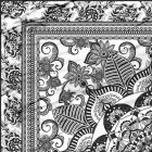 Плитка Click Ceramica Calacatta Roseton 45x45 напольная