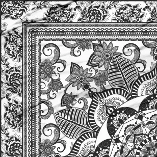 Плитка Click Ceramica Calacatta Roseton 45x45 напольная