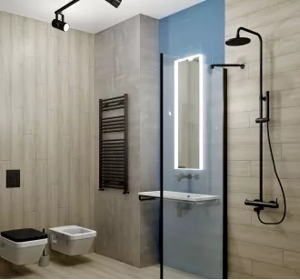Керамогранит 54Г190 Laminat кремовый 15x90 Creto
