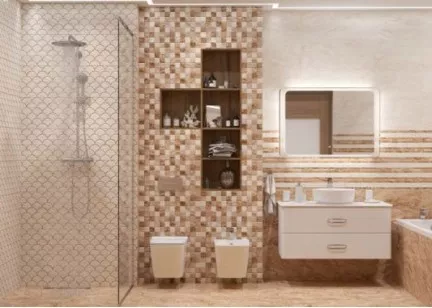 Плитка Cube Ceramica Prado Scale Beige 30x60 настенная
