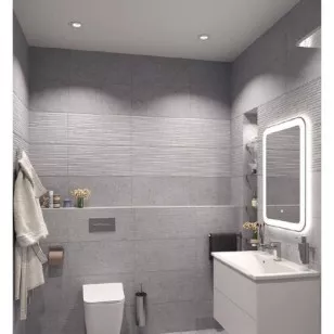Плитка Cube Ceramica Rockberry Gris 30x60 настенная