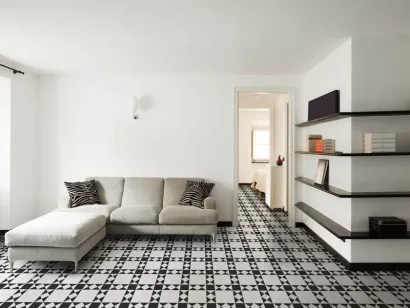 Плитка напольная Chic Poole White 45x45 (Dual Gres)