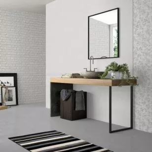 Плитка Emigres Microcemento Cooper Blanco 30x90 настенная