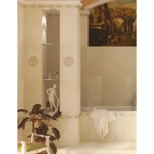 Бордюр Golden Tile Caesar бежевый 7x30 Л11311