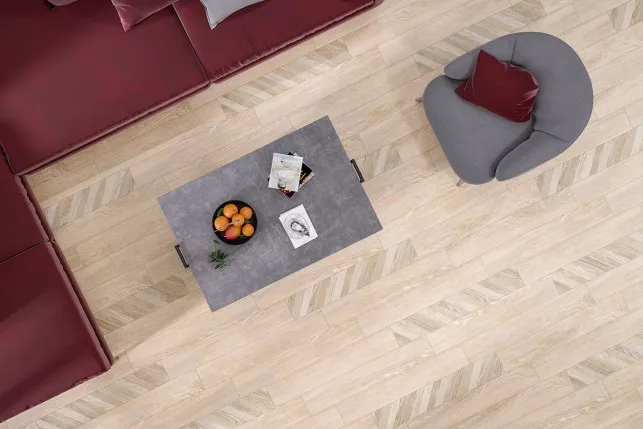 Wood Chevron (Golden Tile)