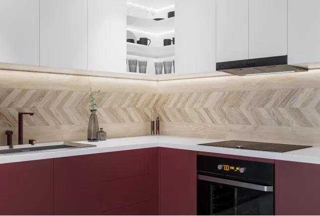 Wood Chevron (Golden Tile)