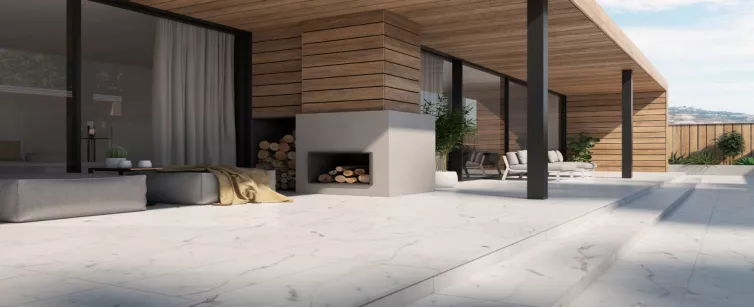 Клинкер Gres Aragon Marble Base Travertino Beige Liso 60x120