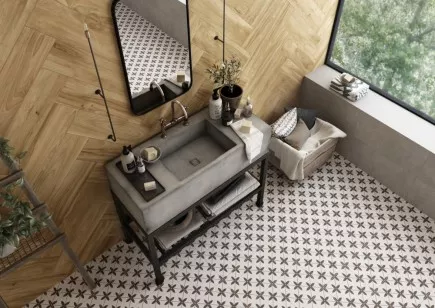 Керамогранит Halcon Ceramicas Hidraulicos Durham Grey 45x45