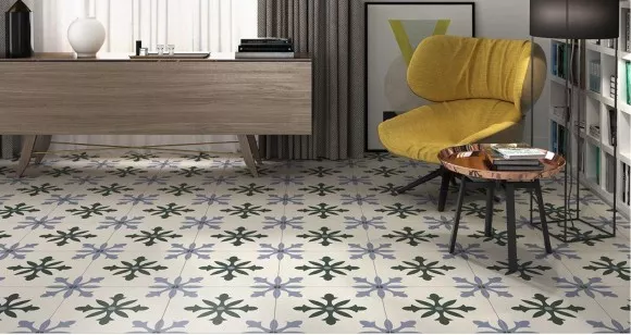 Керамогранит Halcon Ceramicas Hidraulicos Durham Grey 45x45