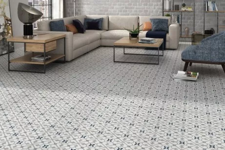 Керамогранит Halcon Ceramicas Hidraulicos Durham Grey 45x45