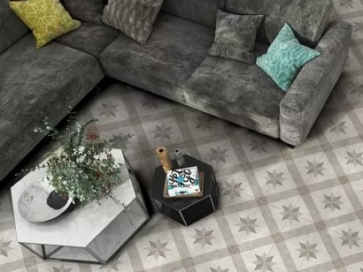 Керамогранит Halcon Ceramicas Hidraulicos Durham Grey 45x45