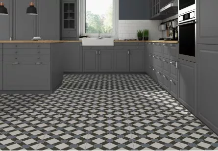 Керамогранит Halcon Ceramicas Hidraulicos Durham Grey 45x45